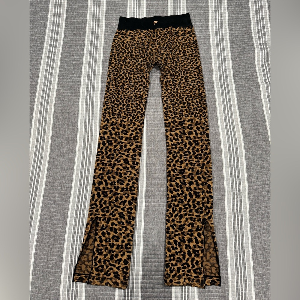 Fabletics Leopard Print Flare Pants